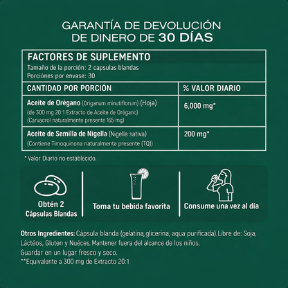 Cápsulas de Aceite de Orégano®